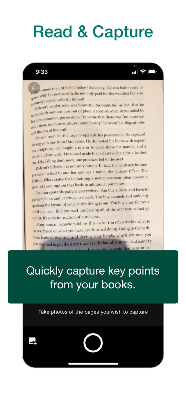 Capture key points